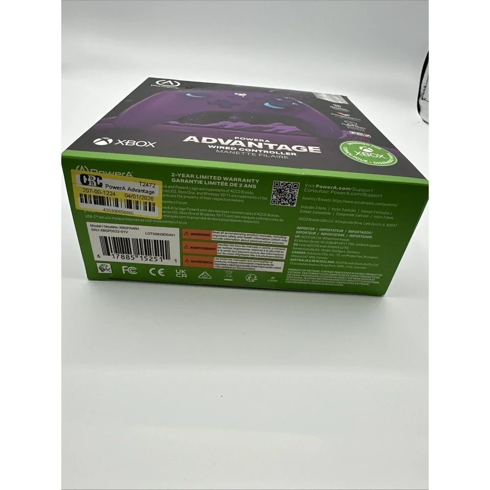 PowerA Advantage Wired Controller for Xbox Series X|S - Celestial Purple